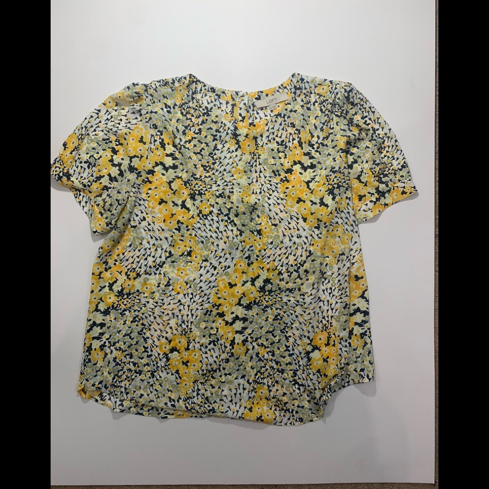 Loft Blouse with Button Up Back